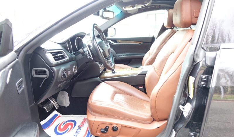 2014 MASERATI GHIBLI 3.0 TWIN TURBO V6 345 BHP LEFT HAND DRIVE LHD UK REGISTERED full